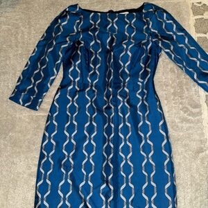 Susannah Blue pattern dress